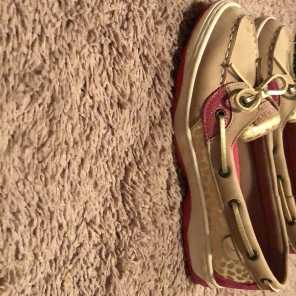 Youth 5 M pink and tan Sperry - Picture 3 of 6